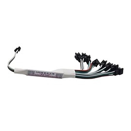 WS2812B WS2811 16703 SK6812 WS2814 3 Pin RGB IC TTL Amplifier 1 to 8 Amplifier for 3 Pin Addressable LED Strips, LED String, Fairy String, LED Matrix, LED Module etc DC5V DC12V DC24V