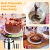5 PCS Double Boiler Pot Set - Stainless Steel Double