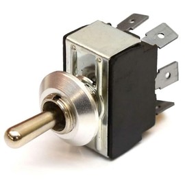 Carling On/Off/On Boat Toggle Switch | 6 Spade 10A 250VAC / 15A 125VAC