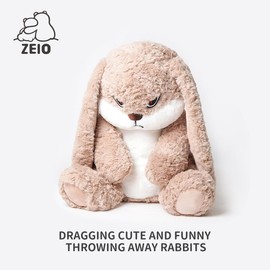 【ZEl0 TOYS】Cool drop drop rabbit plush toy doll Cute rabbitdoll comfort doll Holiday gift companion Valentine's Day giftBunny Funny ear