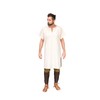 Medieval Undertunic Short Sleeves Men Undergarment Natural Cotton - L