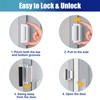 Door Reinforcement Lock Withstands 800lbs of Force - Extra Door