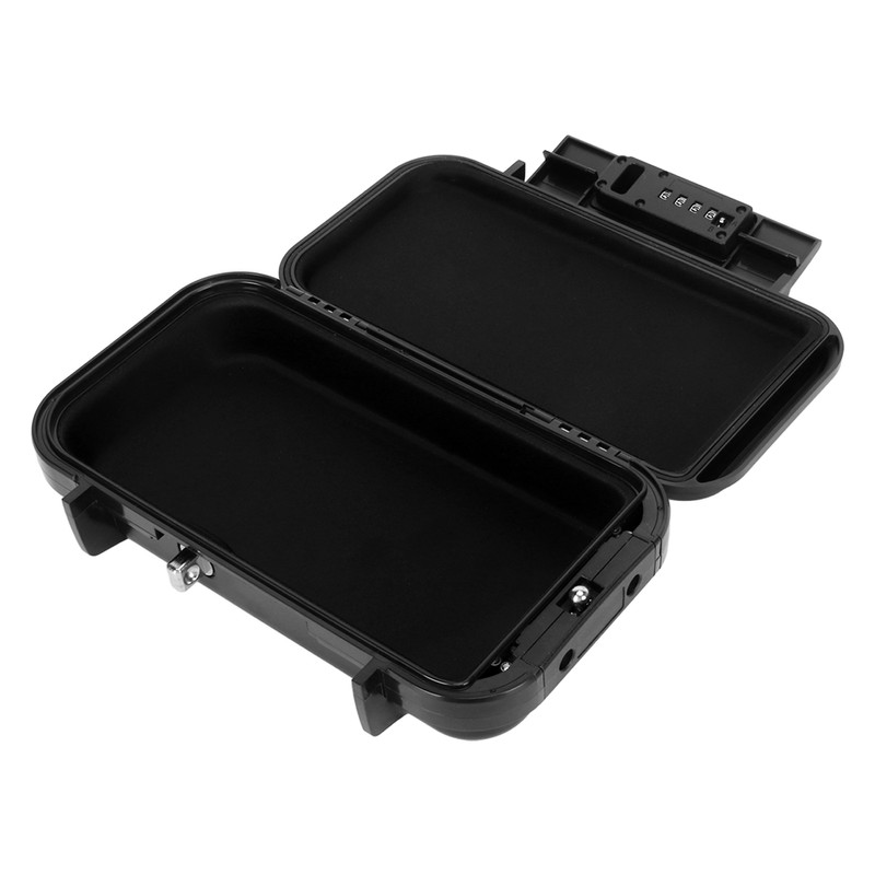 Portable Security Case Lock Box Safe Mini Travel Safe 4