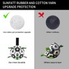 SUNFATT Dog Soccer Ball,Dog Ball,Floatable Squeaky Ball and Built-in Dog