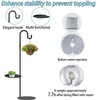 Vorriop Upgraded 75" Shepherds Hook Stand，Bird Feeders，Extra Large Wind Chime