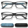 RaoOG Reading Glasses Men Blue Light Blocking - 2 Pack