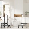 2 Step Stool with Handle for Elderly, Heavy Duty Step