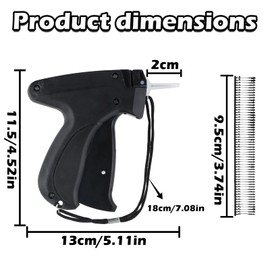 Disnace Quick Clothing Fixer, Quick Repair Garment Sewing Machine, Mini Stitch Machine, Handheld Sewing Machine, Essential Tagging Gun for Clothing, Stitchy Quick Clothing Fixer for Sewing Quilting