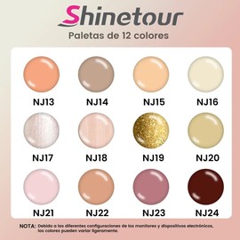 Esmalte En Gel Semipermanente Manicura Profesional 12 Colors