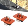 2pcs Stainless Steel Bull Ring Truck Bed Side Tie Down