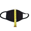 Black Face Mask Soft Cotton Comfortable Washable Reusable Breathable Stretchable