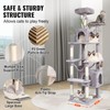 VEVOR Cat Tree for Indoor Cats, 72" Cat Tower with