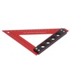 Carpenter Square Precise Aluminum Alloy Multifunctional Woodworking Scribe Ruler Square