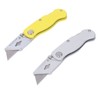 2 Pcs Folding Utility Knife Aluminum Alloy Industrial Grade Outdoor