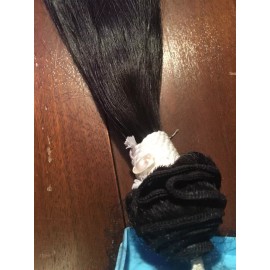 Classique 1 bundle Classique Unprocessed Virgin Human Indian Wet & Wavy 10”Extension