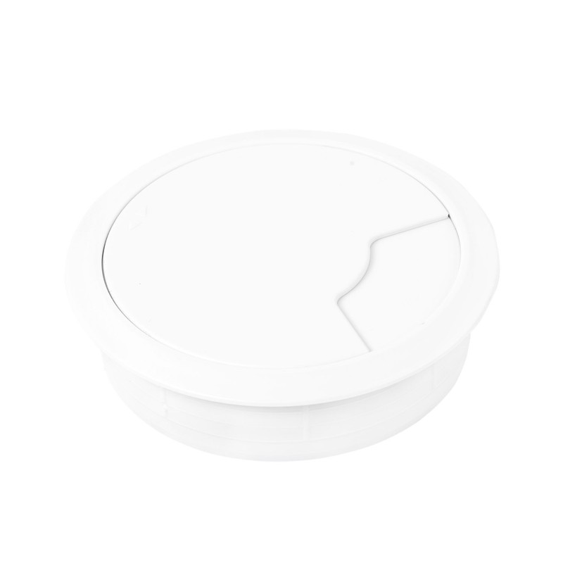 2 pieces - GedoTec® Cable grommet silver