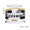 Zaeicnkk 7PCS Friendship Stretch Bracelets Set Tortu Singer Music Concert
