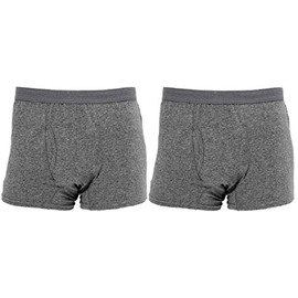 Boxer Shorts DX for Urine Leakage (Gray 2-Piece Set) M Size 29.9 - 33.1 inches (76 - 84 cm)
