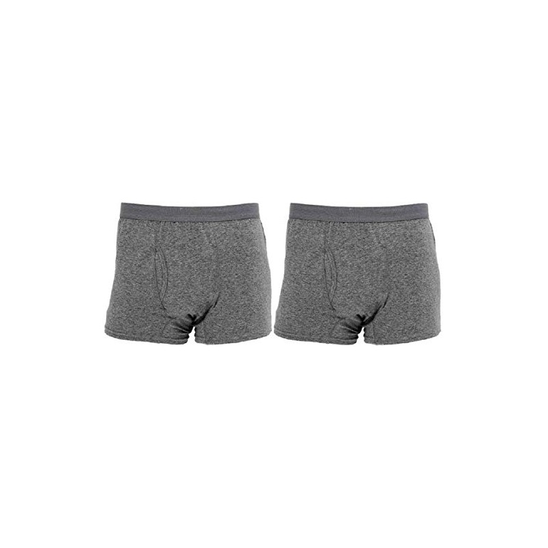 Boxer Shorts DX for Urine Leakage (Gray 2-Piece Set) M