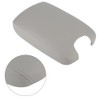 Car PU Leather Plastic Console Lid Armrest Cover Fit for