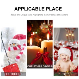 MILISTEN 320 Pieces Christmas DIY Snowman Ornament Set, Including Carrot Nose Buttons, Mini Black Magician Hats, Tiny Black Buttons for Christmas DIY Snowman Crafting, Sewing, Party Supplies