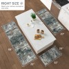 Genimo Kitchen Rugs Sets of 3 Non Slip Washable Kitchen
