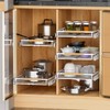 MIYUPTC Expandable Pull Out Cabinet Drawer, Slide Out Shelves Heavy