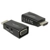 DeLock - Adapter HDMI-A Stecker> VGA Buchse mit Audio Screwless