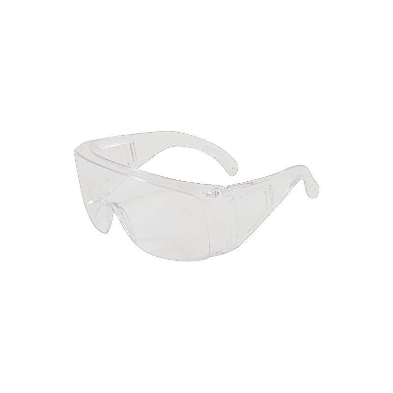 The Scout 250-99-0980 OTG Rimless Safety Glasses with Clear Temple