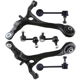 6pc ASTOU Front Suspension Kit fit 2007-2008 for Acura TL Control Arm and Ball Joint Front Sway Bar End Link Sway bar link