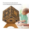 Detachable Rotatable Puzzle Box Functional Educational Lock Puzzle Box Prop
