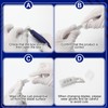 Lothee 50 Pack Mini Utility Knife Blades Compatible with #96