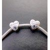 MsRosy New Women's S925 Sterling Silver Hearts Charms Moments For