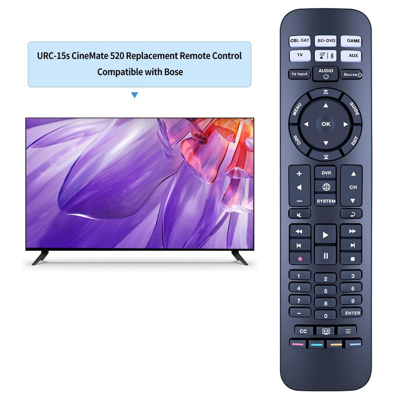 GOUYESHO URC-15s Replacement Remote Control for Bose CineMate 520, 220,