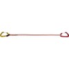 Climbing Technology Fly-Weight Evo Long Set 55 cm Rinvio, Rosso/Giallo,