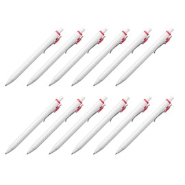 Uni-Ball ONE UMN-S 205223 Gel Pen 12 Rollerball Pens Red Ink Colour 0.4 mm Line Width