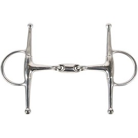 Harry's Horse 41201027 11.5 Equestrian Horse Mouth Cheek Loose Ring Snaffle Bit, Double-Jointed Rod – 11.5, M