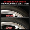 SMAPHY Matte Black Rim Touch Up Paint, Wheel Scratch Repair