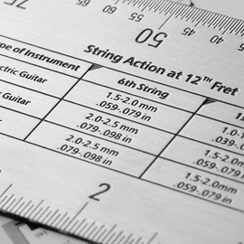 Baroque String Action Ruler String Fret Saddle Nuts for Height Adjustment