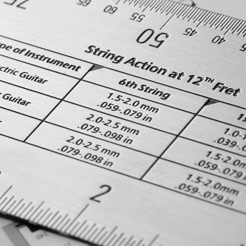 Baroque String Action Ruler String Fret Saddle Nuts for Height