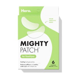 HERO COSMETICS Parches Mighty Patch™ para Ojos Cansados - Parches de Hidrogel Calmantes - Despierta y Deshincha Visiblemente las Ojeras con Múltiples Aplicaciones (6 piezas)