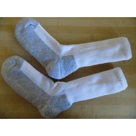 HEAD 6 PACK COSTCO HEAD POWER CUSHIONED SOCKS ( SIZE 12+ ) WHITE MEN'S CUSHION NWOT