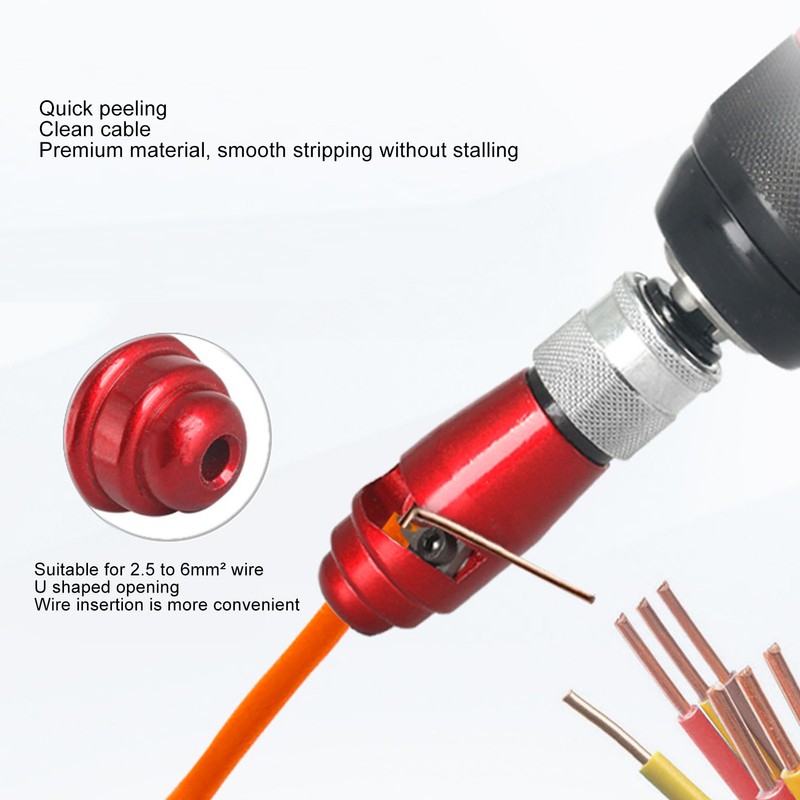 2.5 4.0 6.0mm² Wire Stripping and Twisting Tool Portable Electrician