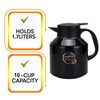 1.7L Stainless Steel Vacuum Insulated Thermos, 58 Oz | Black