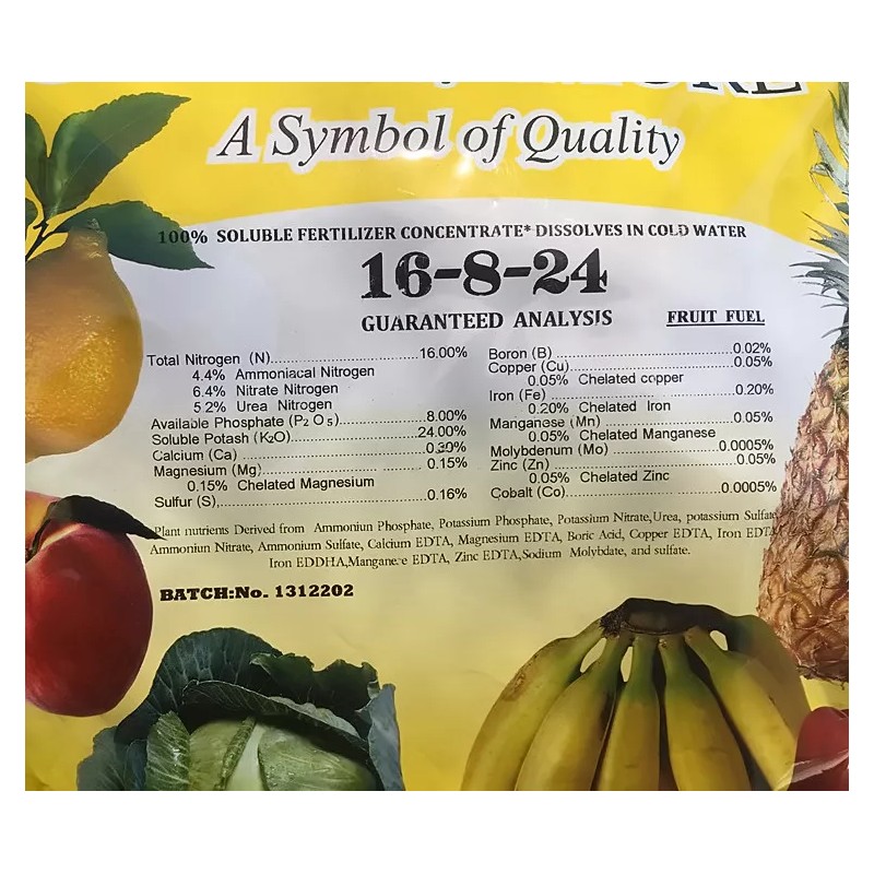 growmore BANANA FERTILIZER - FRUIT FUEL BANANA FERTILIZER - 5LB