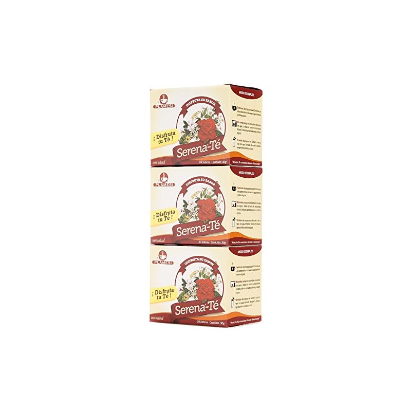 Serena Infusión Herbal Empaque Cajas Sobres