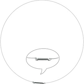 DC97-04973B Washing Machine Boot Seal Retaining Ring