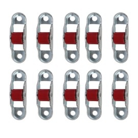 10PCS Sliding Door Pulley Roller, 12mm Sliding Window Pulley Noiseless PP Single Wheel PP Stainless Steel Sliding Door Window Pulley for Cabinet