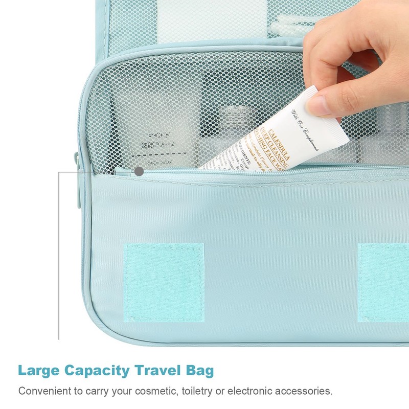 Mossio Hanging Toiletry Bag - Large Cosmetic Makeup Travel Organizer