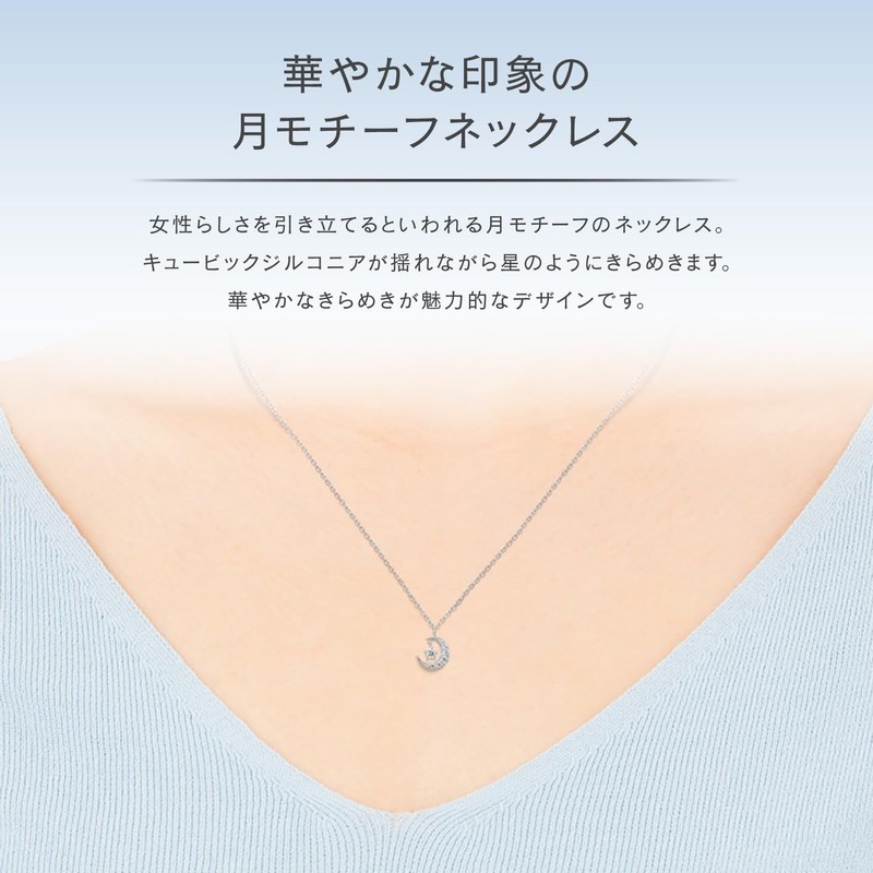 Canal Yondo Sea Silver Pink Gold Necklace, Silver, Cubic Zirconia